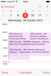 Mobile Calendar sync