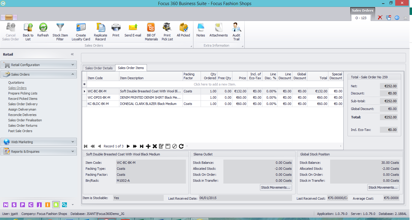 Focus 5.5 accounting software