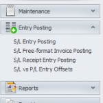 sales ledger menu