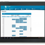 W&D on Tablet - Staff Scheduler