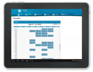 W&D on Tablet - Staff Scheduler